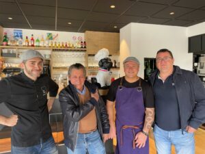 Une visite inattendu au Caffé César !